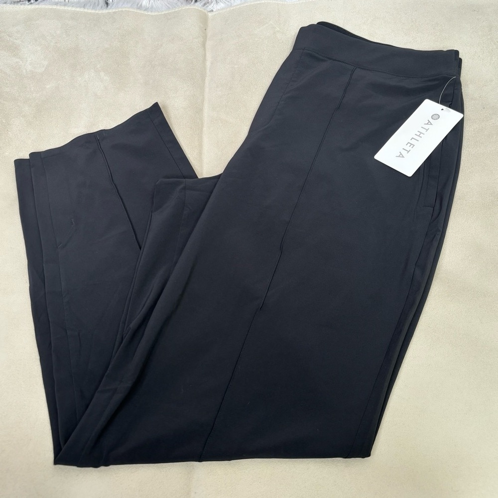 Athleta Black Tailored Ponte Ankle Pants - Picture 9 of 16